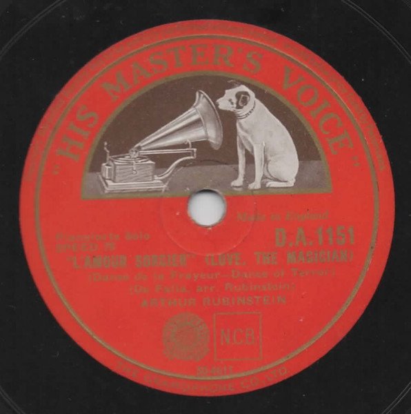 Arthur Rubinstein - L'Amour Sorcier (Love, The Magician)