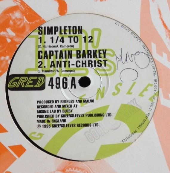 Simpleton - 1/4 To 12 / Anti-Christ
