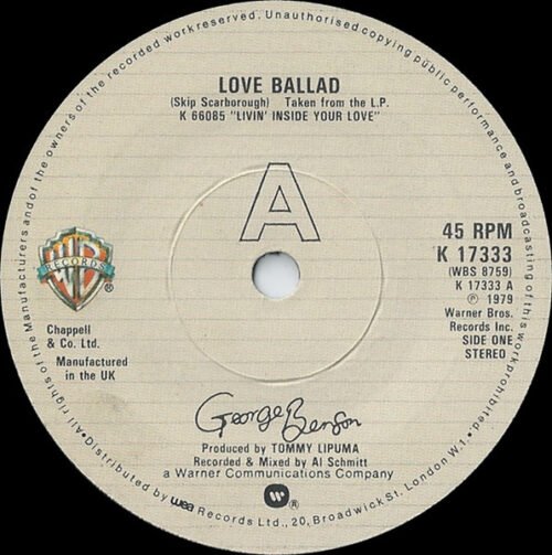 George Benson - Love Ballad / You're Never Too Far From Me