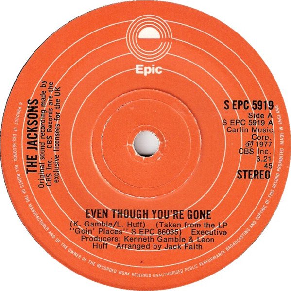 The Jacksons - Even Though You're Gone