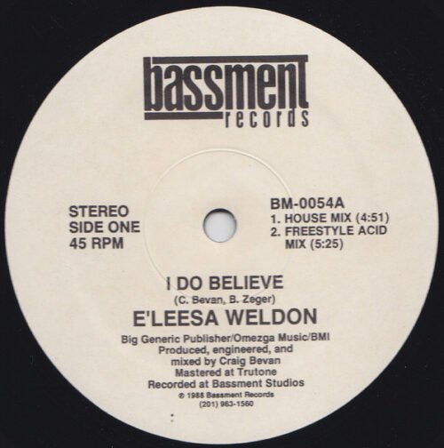 E'leesa Weldon - I Do Believe