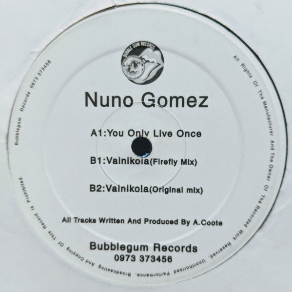 Nuno Gomez - You Only Live Once