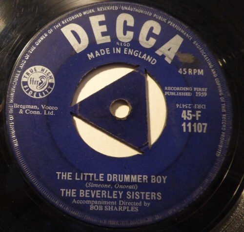 The Beverley Sisters - The Little Drummer Boy / Strawberry Fair