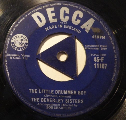 The Beverley Sisters - The Little Drummer Boy / Strawberry Fair