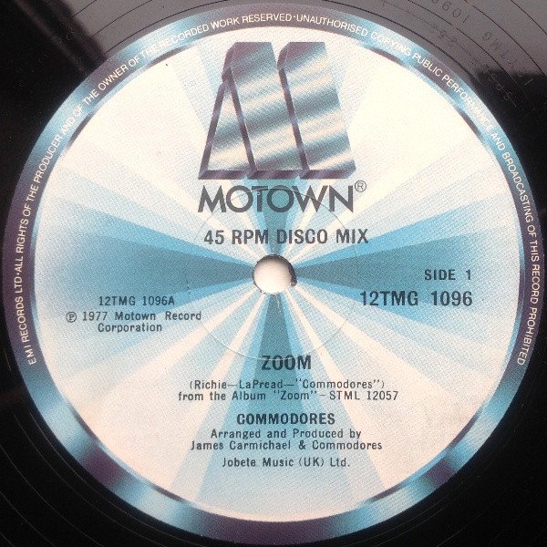 Commodores - Zoom vinyl record