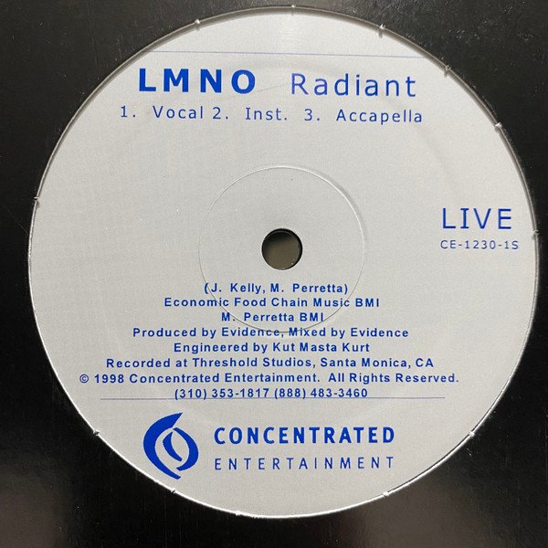 LMNO (2) - Radiant / Verb Derby vinyl record