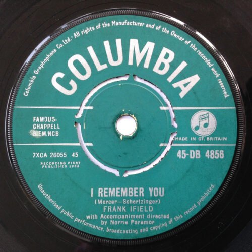 Frank Ifield - I Remember You