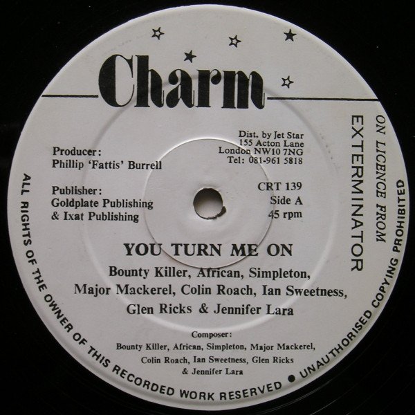 Bounty Killer - You Turn Me On vinyl record