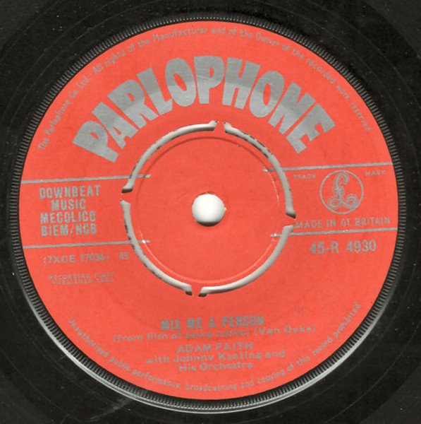 Adam Faith - Mix Me A Person