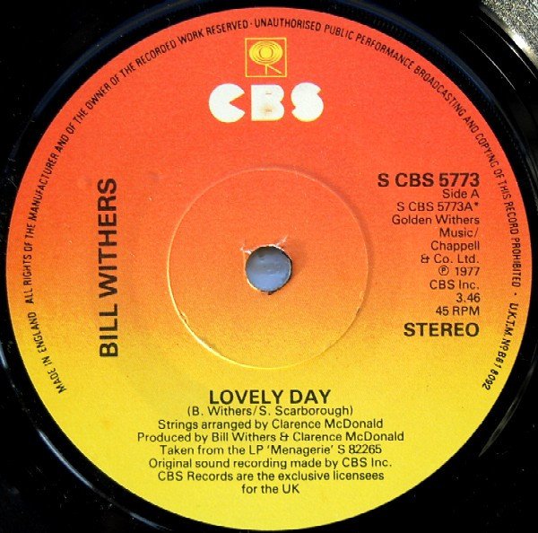 Bill Withers - Lovely Day