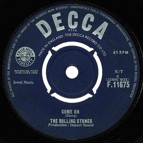The Rolling Stones - Come On vinyl record