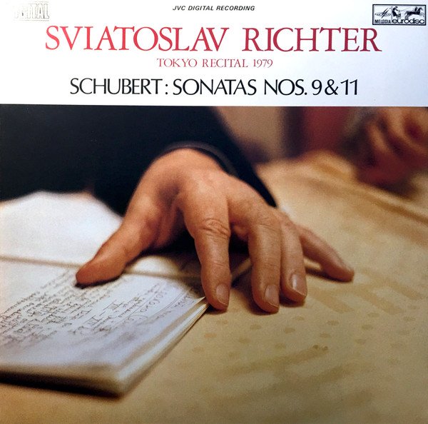 Franz Schubert - Sonatas Nos. 9 & 11 - Tokyo Recital 1979 vinyl record
