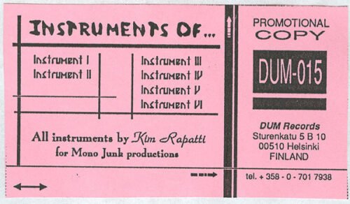 Kim Rapatti - Instruments Of I - V (PART 1)