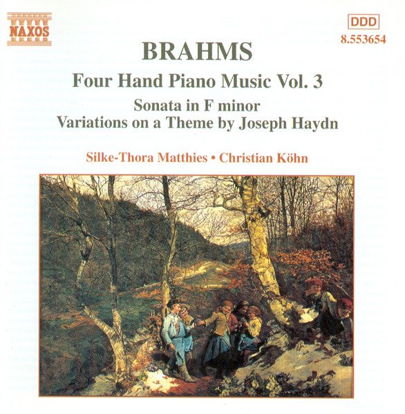 Johannes Brahms - Four Hand Piano Music Vol. 3 (Sonata In F Minor / Variations On A Theme By Joseph Haydn)
