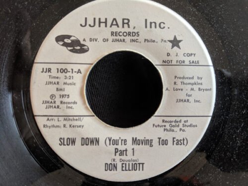 Don Elliott (3) - Slow Down (You're Moving Too Fast)