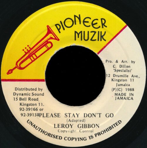 Leroy Gibbons - Please Stay Don't Go