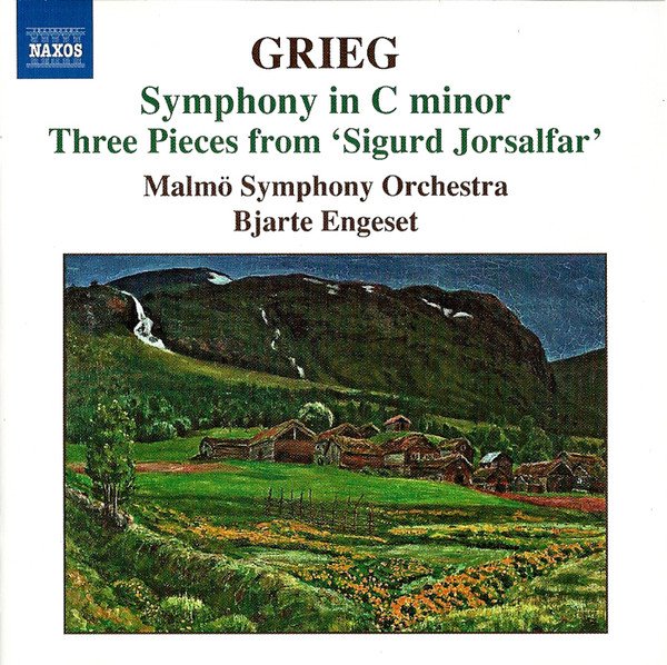 Edvard Grieg - Symphony In C Minor - Three Pieces Form 'Sigurd Jorsalfar' vinyl record