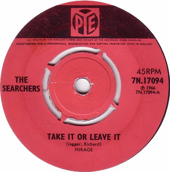 The Searchers - Take It Or Leave It vinyl record