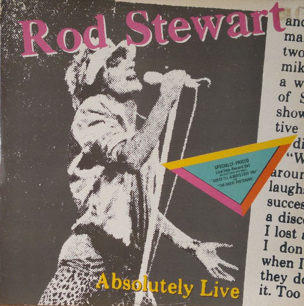 Rod Stewart - Absolutely Live vinyl record