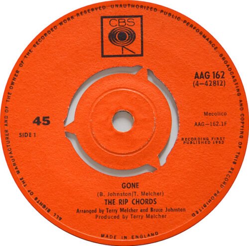 The Rip Chords - Gone / She Thinks I Still Care