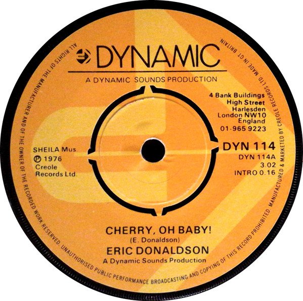 Eric Donaldson - Cherry Oh Baby / The Way You Do (The Things You Do)