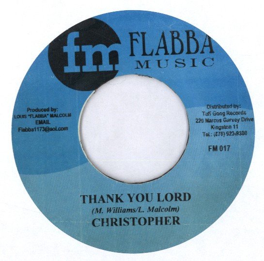 Christopher (7) - Thank You Lord / What's The Story vinyl record