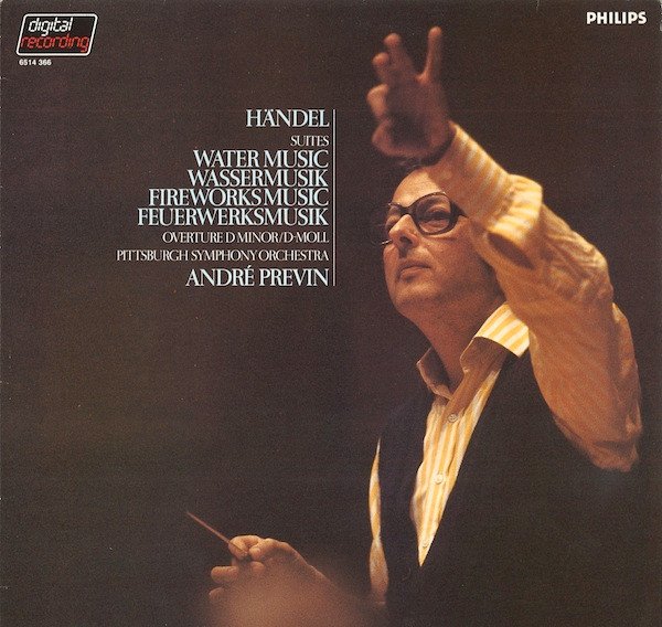 Georg Friedrich Händel - Overture In D Minor / Water Music / Fireworks Music vinyl record