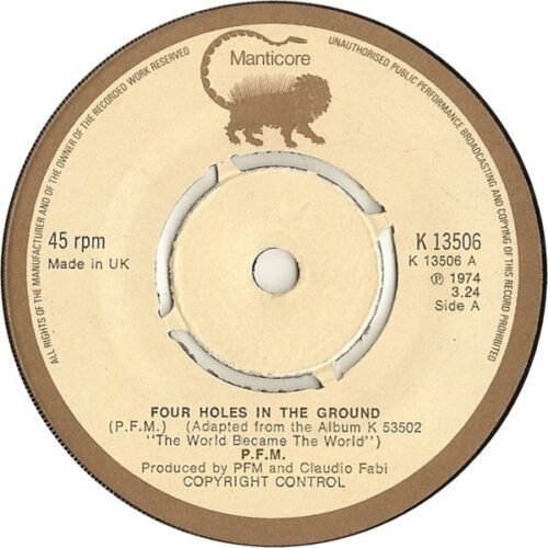 Premiata Forneria Marconi - Four Holes In The Ground