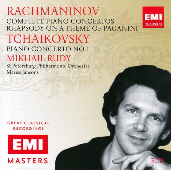 Sergei Vasilyevich Rachmaninoff - Complete Piano Concertos; Rhapsody On A Theme Of Paganini / Piano Concerto No.1 vinyl record