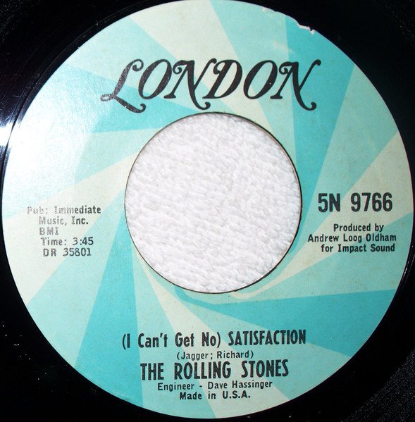 The Rolling Stones - (I Can't Get No) Satisfaction vinyl record