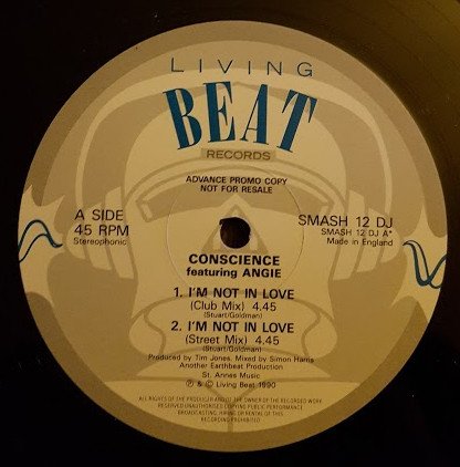 Conscience (3) - I'm Not In Love (Club Mix)
