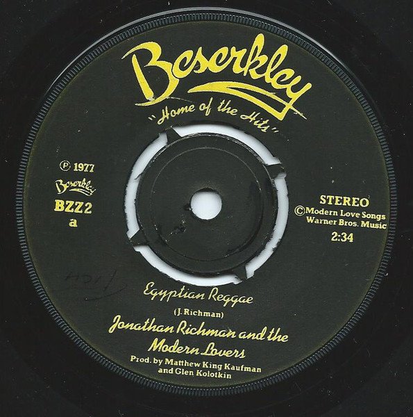 Jonathan Richman & The Modern Lovers - Egyptian Reggae