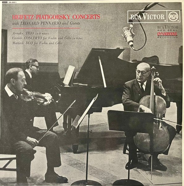 Jascha Heifetz - Heifetz-Piatigorsky Concerts with Leonard Pennario and Guests
