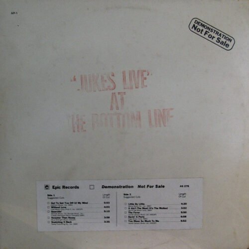 Southside Johnny & The Asbury Jukes - Jukes Live At The Bottom Line