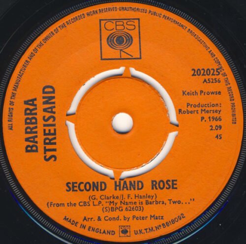 Barbra Streisand - Second Hand Rose