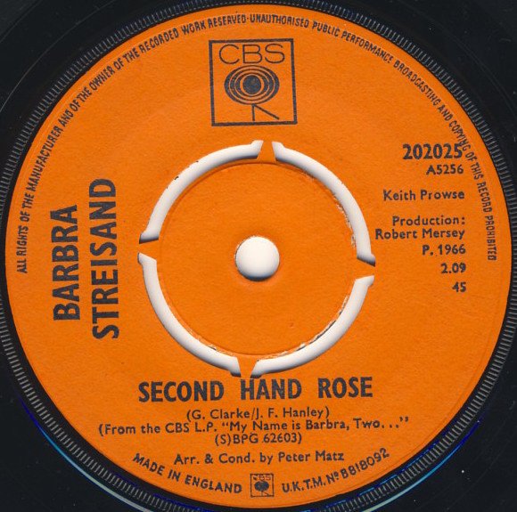 Barbra Streisand - Second Hand Rose