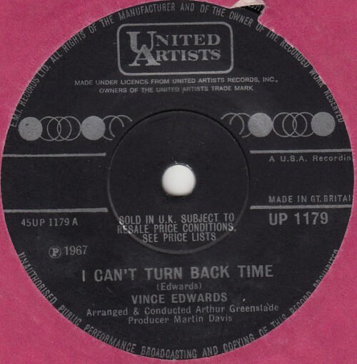 J. Vincent Edwards - I Can't Turn Back Time