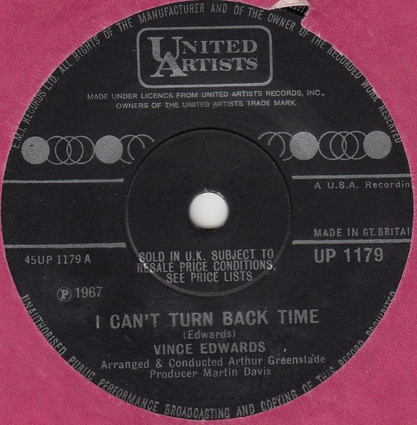 J. Vincent Edwards - I Can't Turn Back Time