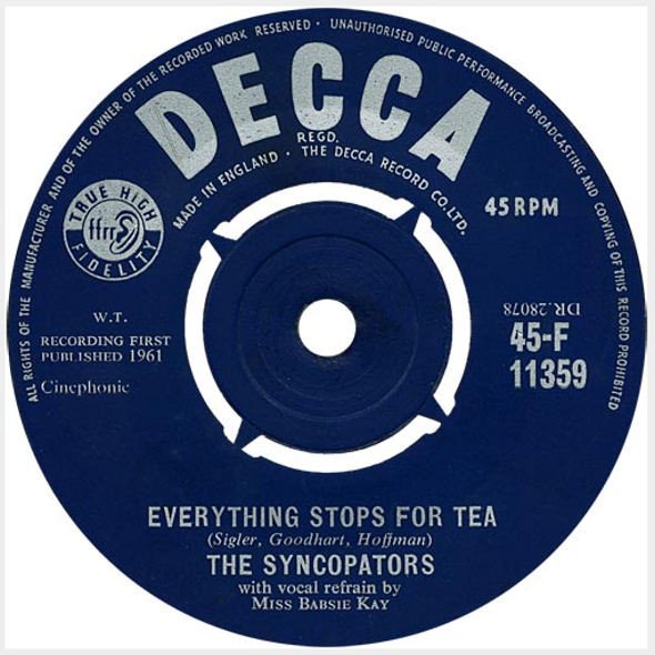 The Syncopators (2) - Everything Stops For Tea / If I Had A Talking Picture Of You