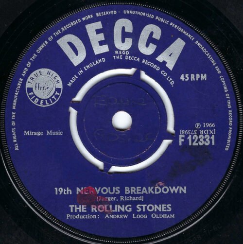 The Rolling Stones - 19th Nervous Breakdown / As Tears Go By