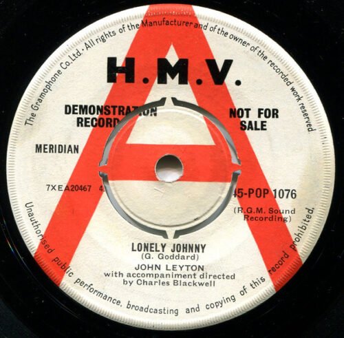 John Leyton - Lonely Johnny