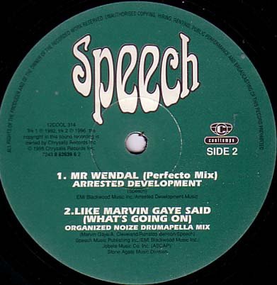 Speech - Like Marvin Gaye Said (What's Going On)