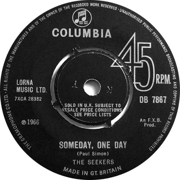 The Seekers - Someday, One Day