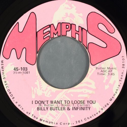 Billy Butler - I Don't Want To Loose You / Free Yourself