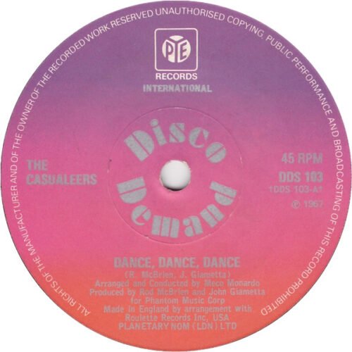 The Casualeers - Dance, Dance, Dance