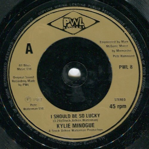 Kylie Minogue - I Should Be So Lucky