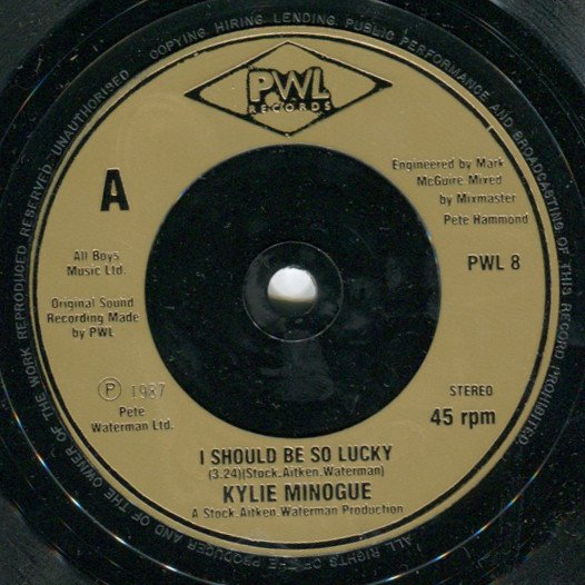 Kylie Minogue - I Should Be So Lucky