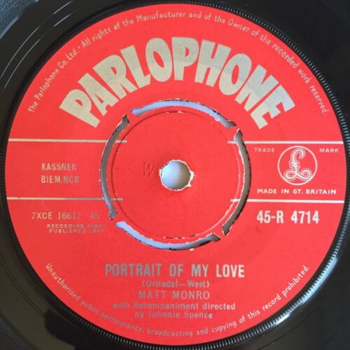 Matt Monro - Portrait Of My Love