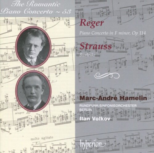 Max Reger - Piano Concerto In F Minor, Op 114 / Burleske