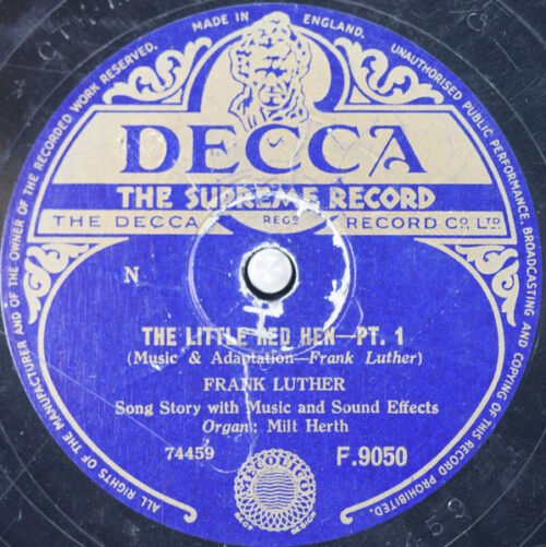 Frank Luther (2) - The Little Red Hen